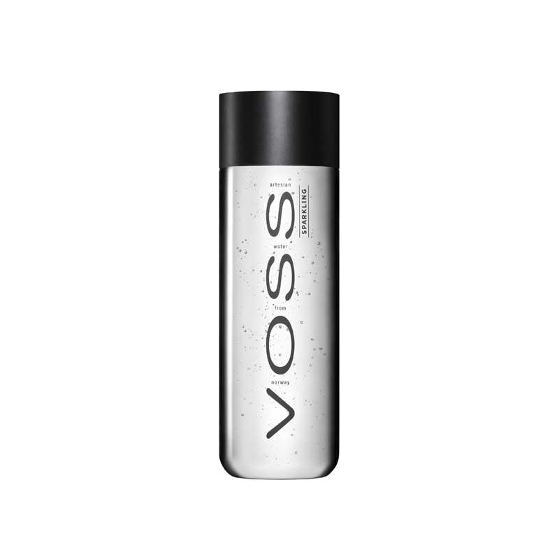 Voss Sparkling Water Plastic Bottle 24 x 330ml image 0
