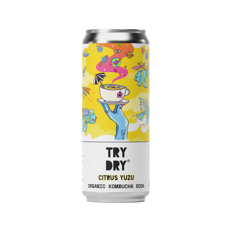 Counter Culture - Citrus Yuzu Organic Kombucha Soda - 12x330ml - Can
