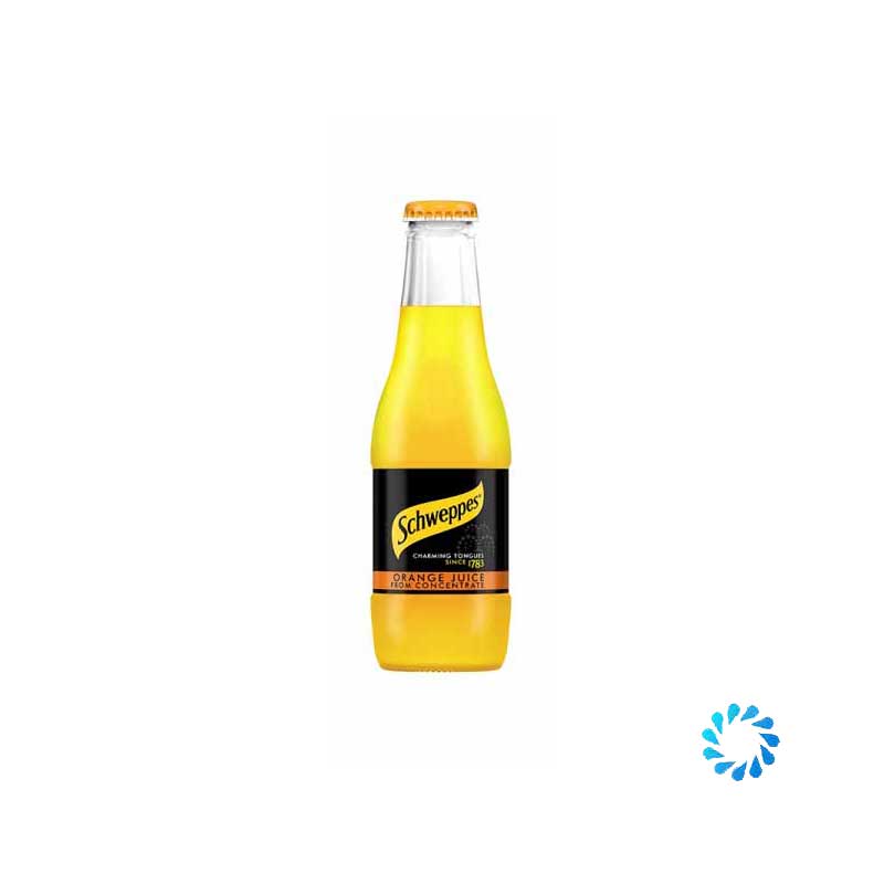 Schweppes-Orange-Juice-Glas