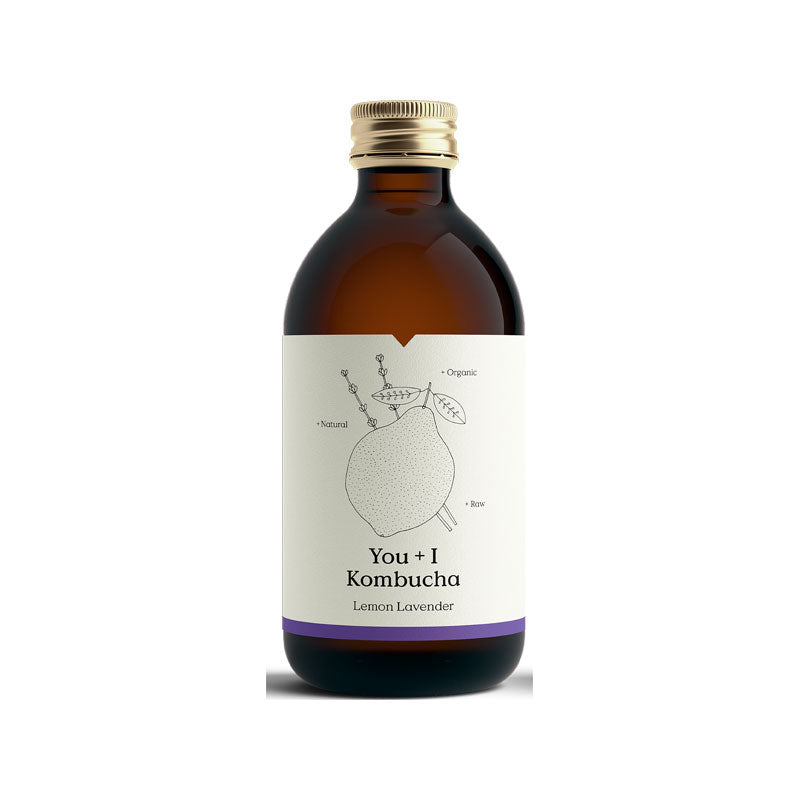 You + I Kombucha - Lemon Lavender - Glass - 12x330ml