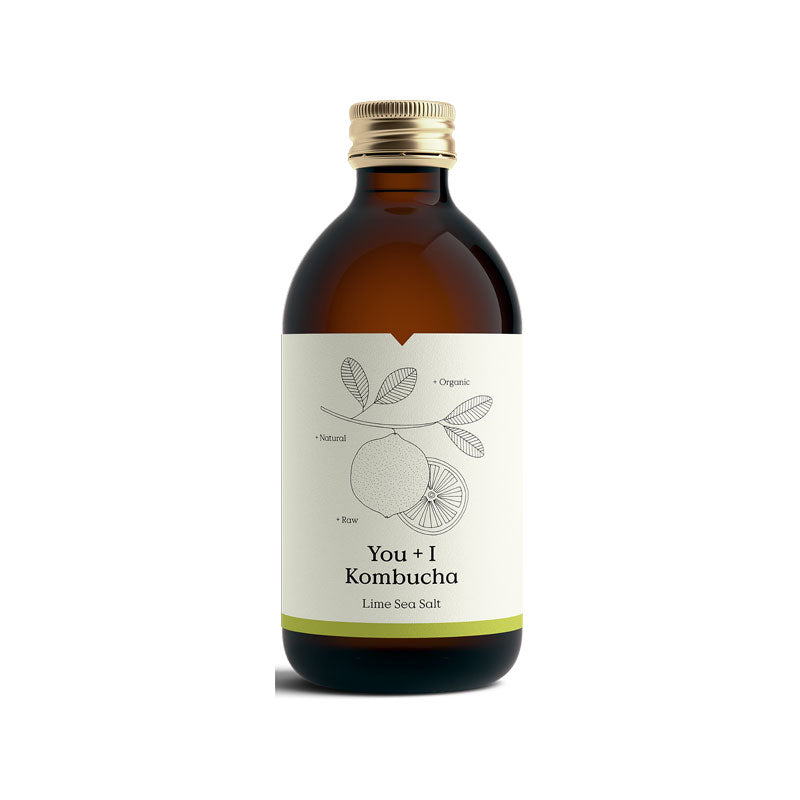 You + I Kombucha - Lime Sea Salt - Glass - 12x330ml