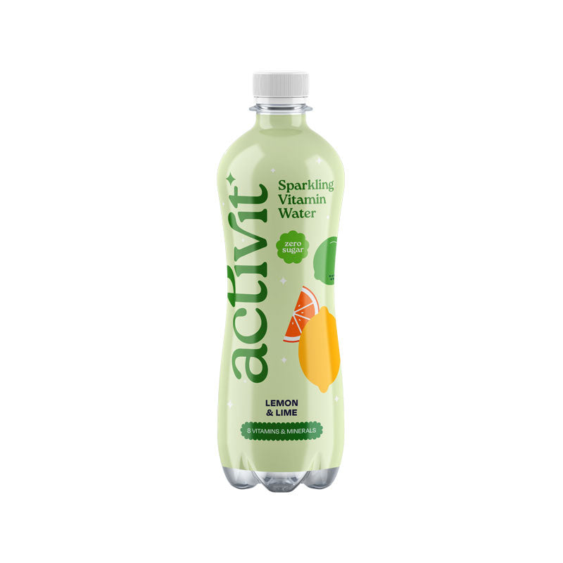 Acti-Vit Actiph Sparkling Vitamin Water Lemon & Lime Plastic Bottle 12x500ml