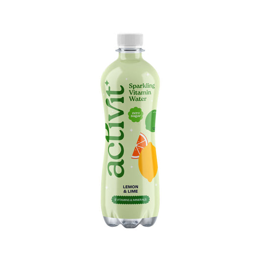 Acti-Vit Actiph Sparkling Vitamin Water Lemon & Lime Plastic Bottle 12x500ml