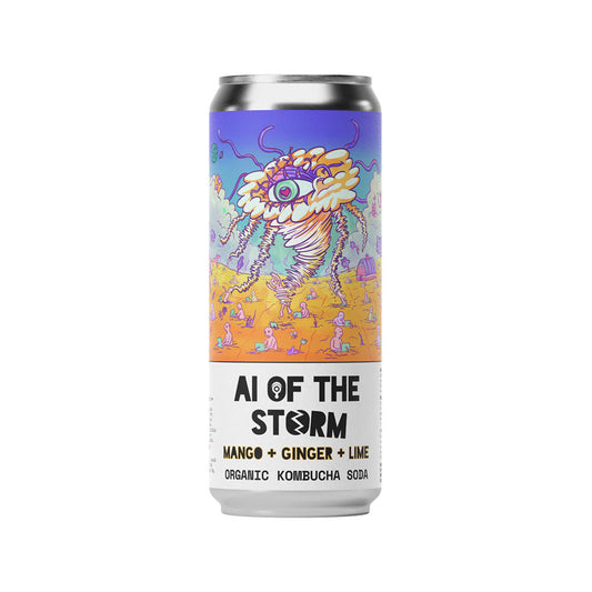 Counter Culture - Mango + Ginger + Lime Organic Kombucha Soda - 12x330ml - Can