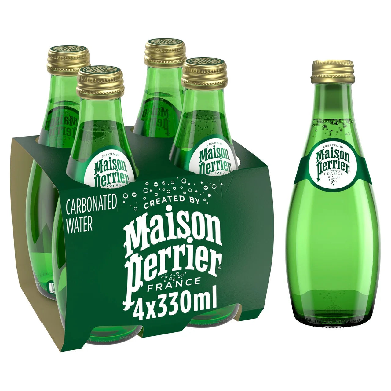 Maison Perrier Sparkling Water Glass Bottle 24 x 330ml