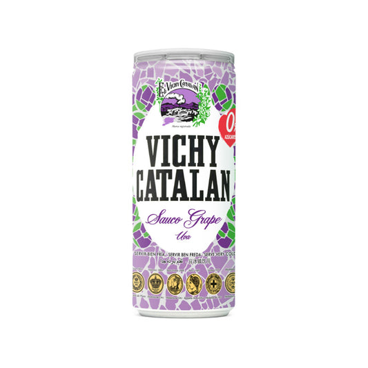 Vichy Catalan - Grape - Sparkling - Slim Can - 24x330ml