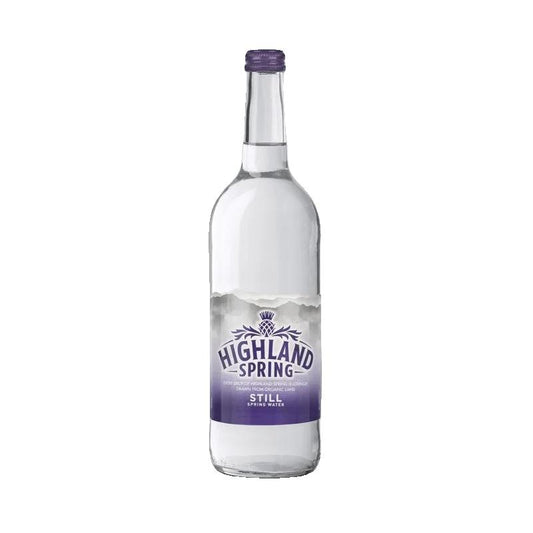 Highland Spring Still Water Glass Bottle 12 x 750ml